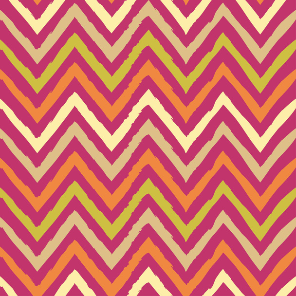 Seamless decorative vector background with zigzag line. Print. Cloth design, wallpaper. - Vector, Image