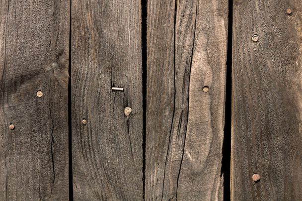 dark wood fence background - Photo, Image