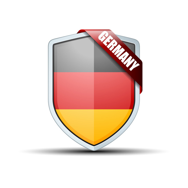 Germany Shield sign - Vector, Image