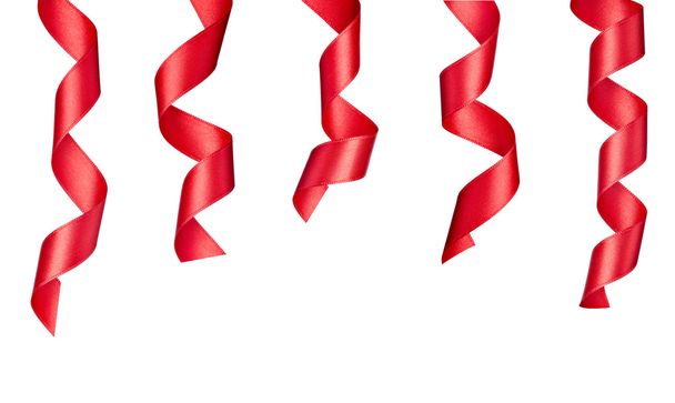 Ribbon tape curled decoration christmas birthday holiday - Valokuva, kuva