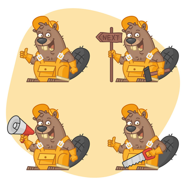 Beaver Master in Different Versions Part 2 - Vector, Image