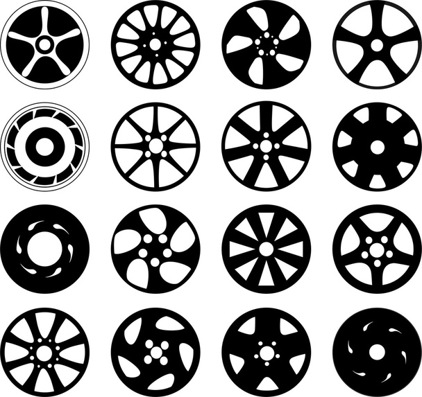 Discos de rueda
 - Vector, imagen