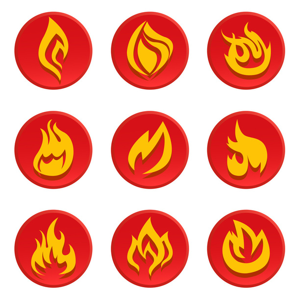 Огненная икона
 - Вектор,изображение