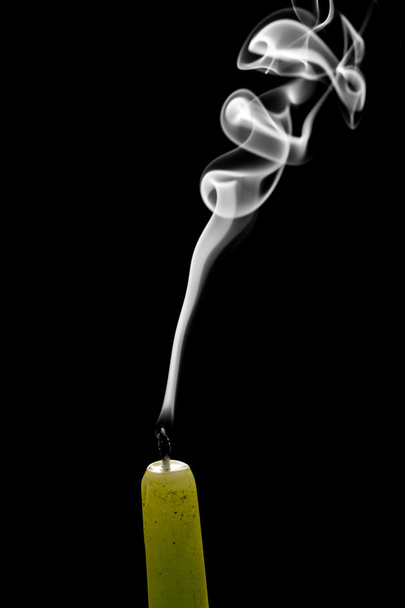smoke on a black background - Foto, Imagen