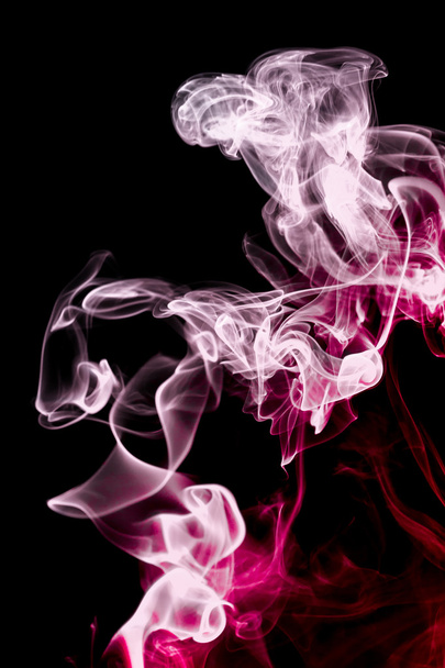 smoke on a black background - 写真・画像