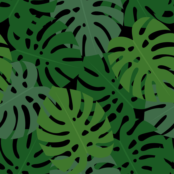 Тропічний Монстера листя
 - Вектор, зображення