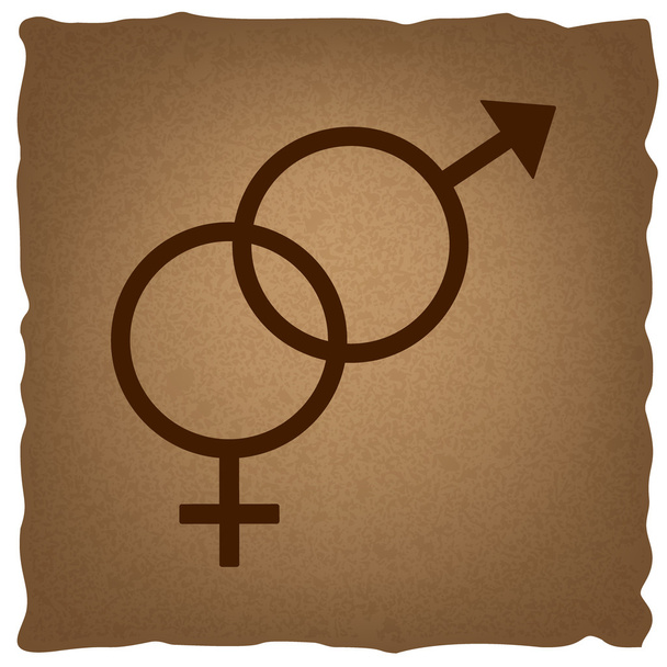 Sex symbol znak - Wektor, obraz