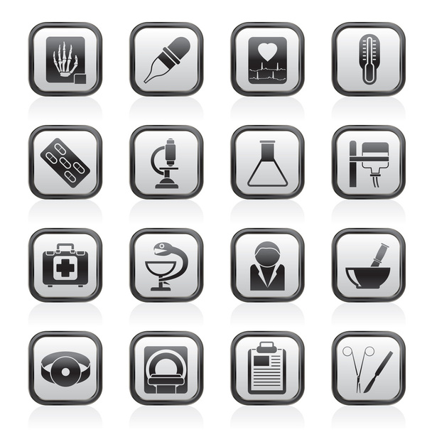 Healthcare and Medicine icons - Vector, Image