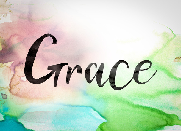 Akwarela koncepcja Grace tematu - Zdjęcie, obraz
