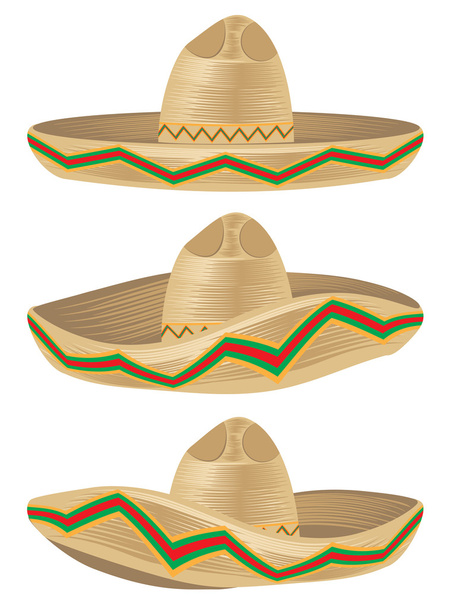 chapéu mexicano sombrero
 - Vetor, Imagem