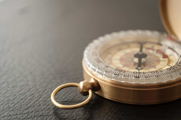 Vintage pozlacené kompas - Fotografie, Obrázek