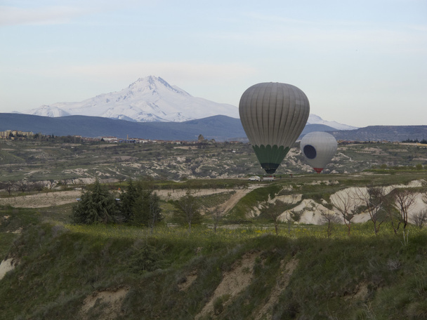 世界遺産、カッパドキア、Goereme、トルコ。ギョレメ, カッパドキア熱気球 - 写真・画像