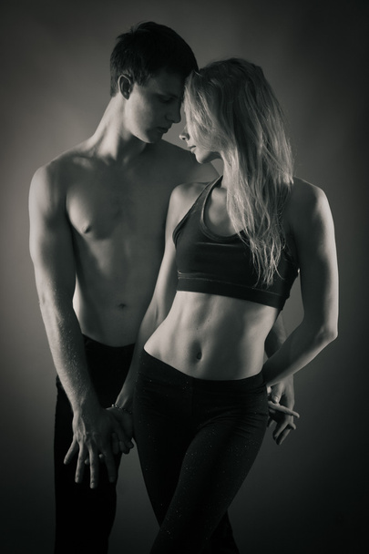 Sporty couple - Valokuva, kuva