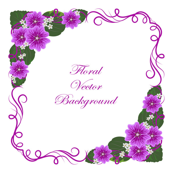 Fondo vector floral
 - Vector, imagen