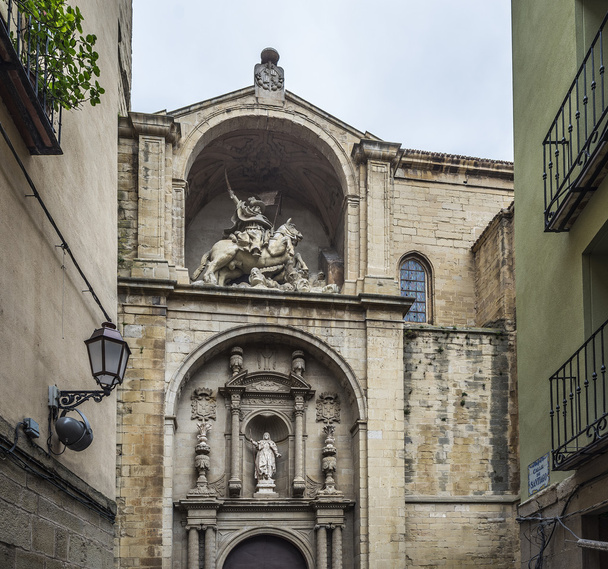 Santiago el Real Kościół Logroño, Hiszpania. - Zdjęcie, obraz