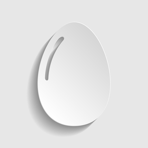 Chiken egg icon - Вектор,изображение