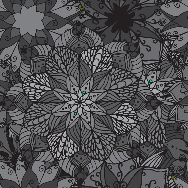 Virág mandala háttér - Vektor, kép
