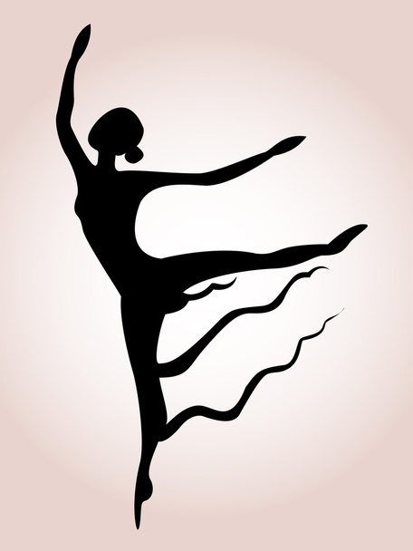 Silhouette arte balletto
 - Vettoriali, immagini