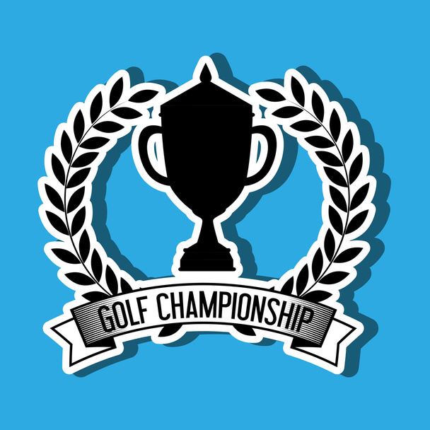 design de campeonato de golfe
 - Vetor, Imagem