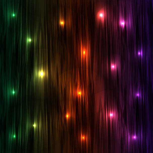 Fondo luminoso de rayas verticales abstractas con colores naranja claro, violeta y verde
. - Vector, Imagen