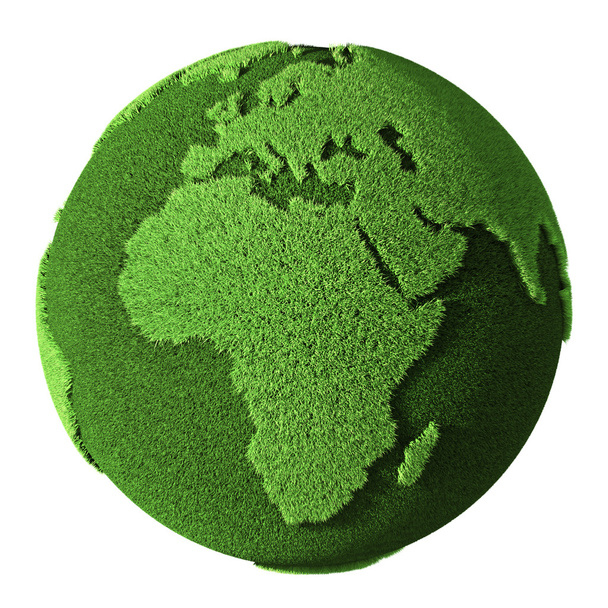 Grass Globe - Africa - Photo, Image