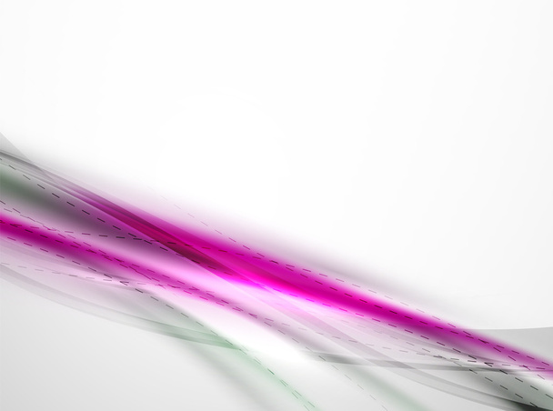 Vetor de seda ondas de cor branca e roxa, ideia de beleza coporate modelo de identidade
 - Vetor, Imagem