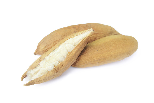 Kapok, Ceiba pięciopręcikowa lub drzewa biała bawełna jedwab (Ceiba pentandr - Zdjęcie, obraz