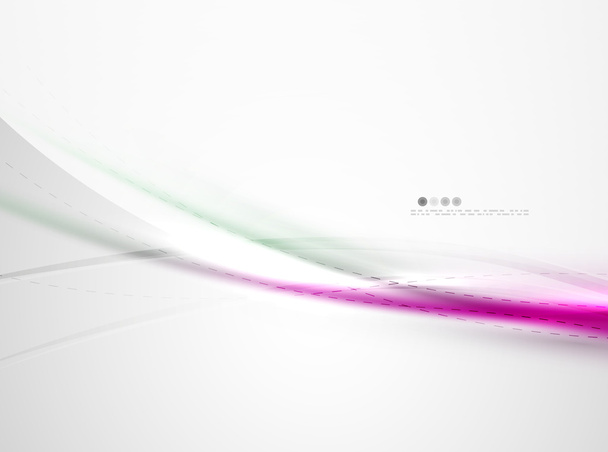 Vector zijde wit en paarse kleur golven, schoonheid idee coporate identiteit sjabloon - Vector, afbeelding