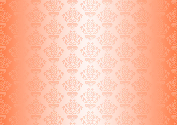 Vector peachy wallpaper - Wektor, obraz