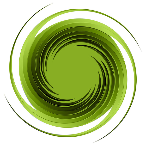 Tourbillon abstrait vert
 - Vecteur, image