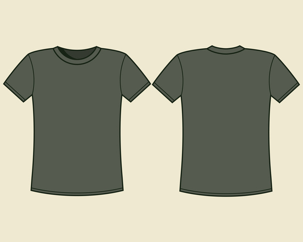 Пустий шаблон футболку
 - Вектор, зображення