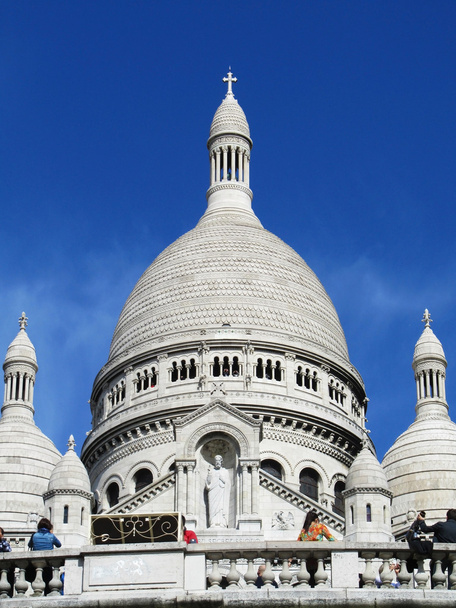 Fachada principal da catedral de Montmartre
 - Foto, Imagem