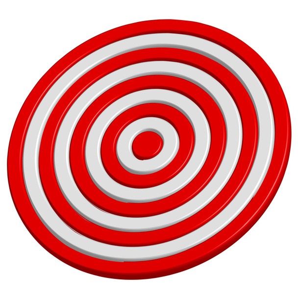 Vector illustration of target - Vetor, Imagem