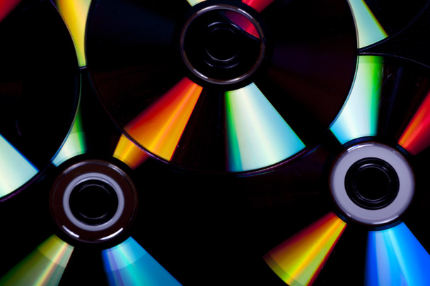 Zblízka a úvahy a barvy na kompaktní disky 5 - Fotografie, Obrázek