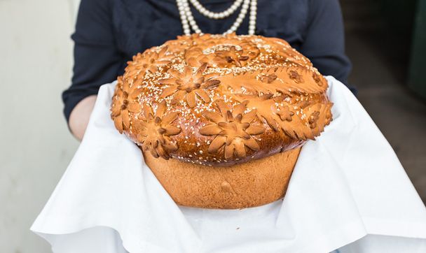 Delicious wedding loaf. - Photo, Image