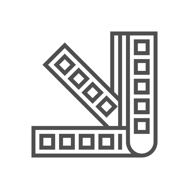Barevný vzorník ikona - Vektor, obrázek