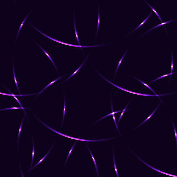 Neon fioletowy laser skłonił linie streszczenie tło. - Wektor, obraz