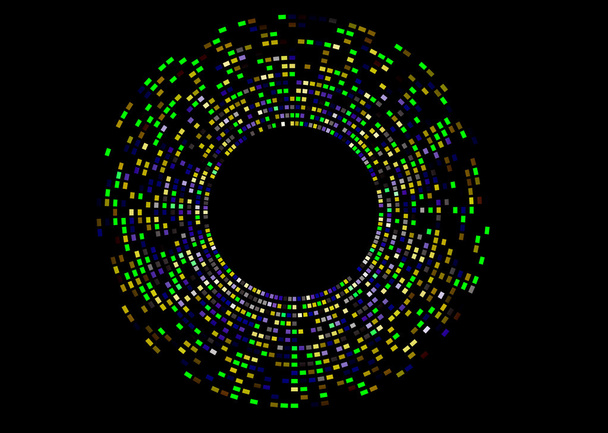 Abstract example of DNA fingerprinting - Vektori, kuva