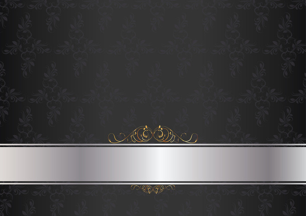 Luxury card dark - Vector, Image