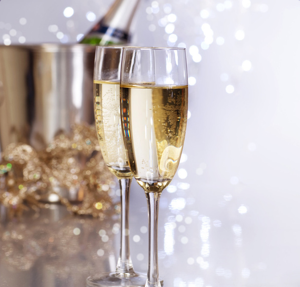 Champagne. New Year Celebration - Foto, imagen