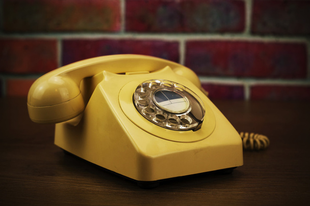 Oude retro stijl roterende telefoon - Foto, afbeelding