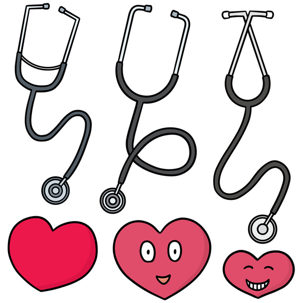 vector set of stethoscope - Vector, Image