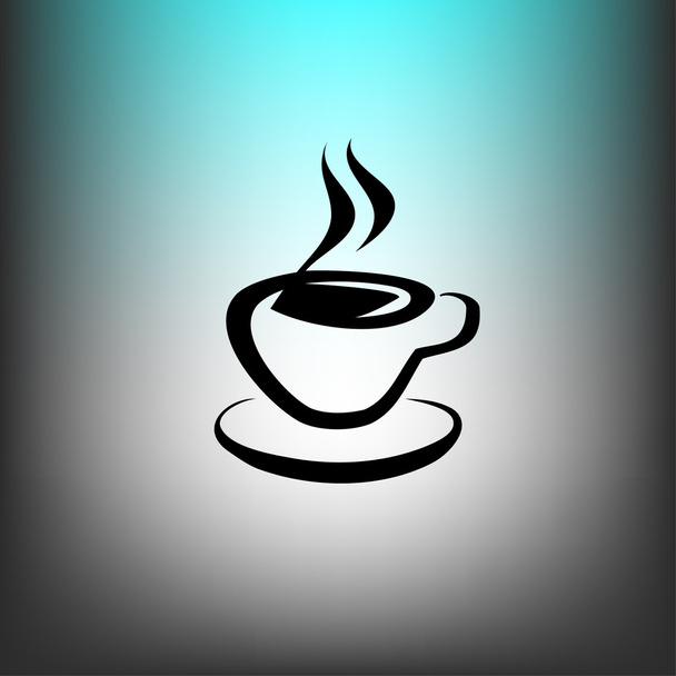Cup flat design icon  - ベクター画像