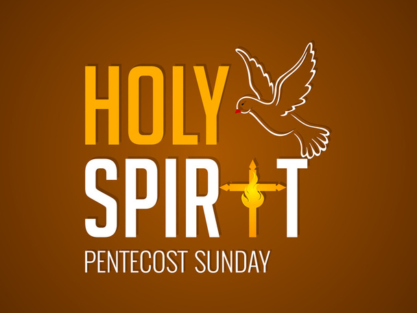 Pentecost Sonntag Abstract - Vektor, Bild