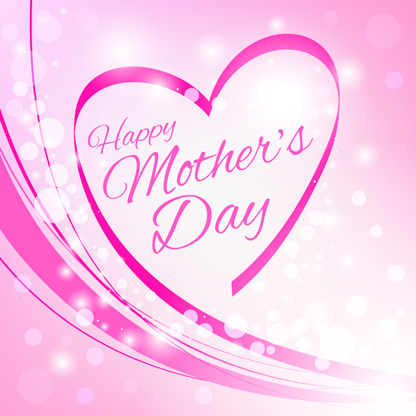 Happy Mother's Day Greeting Card. - Vector, Image