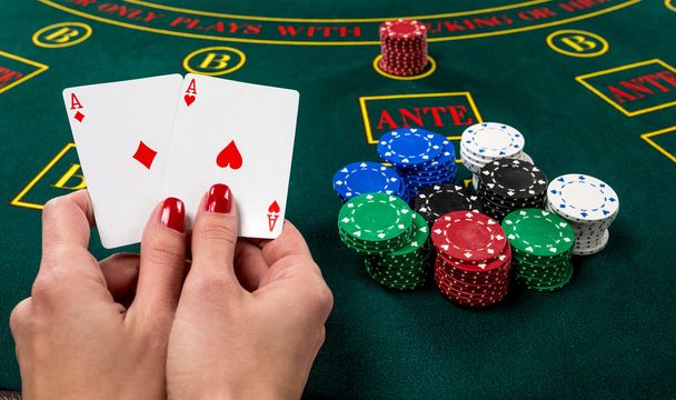 Poker play. Cards - Фото, зображення
