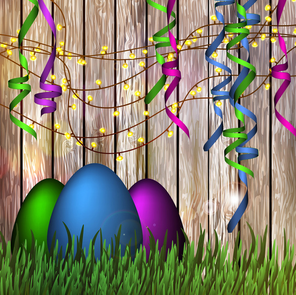 Happy Easter banner - Vetor, Imagem