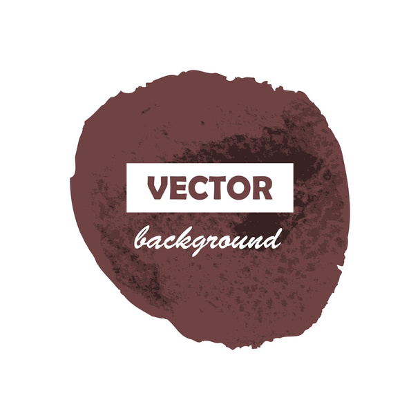 Colorful round paint stain grunge isolated, for your text, illustration background vector  - Vektor, kép