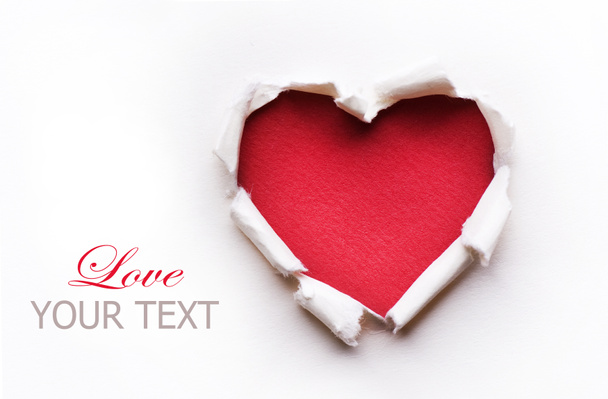 Valentine Heart Card Design - Fotó, kép