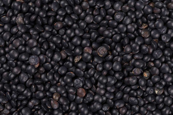 black lentils background closeup - Zdjęcie, obraz